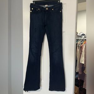 True Religion Section Boot Cut Dark Jeans 26
